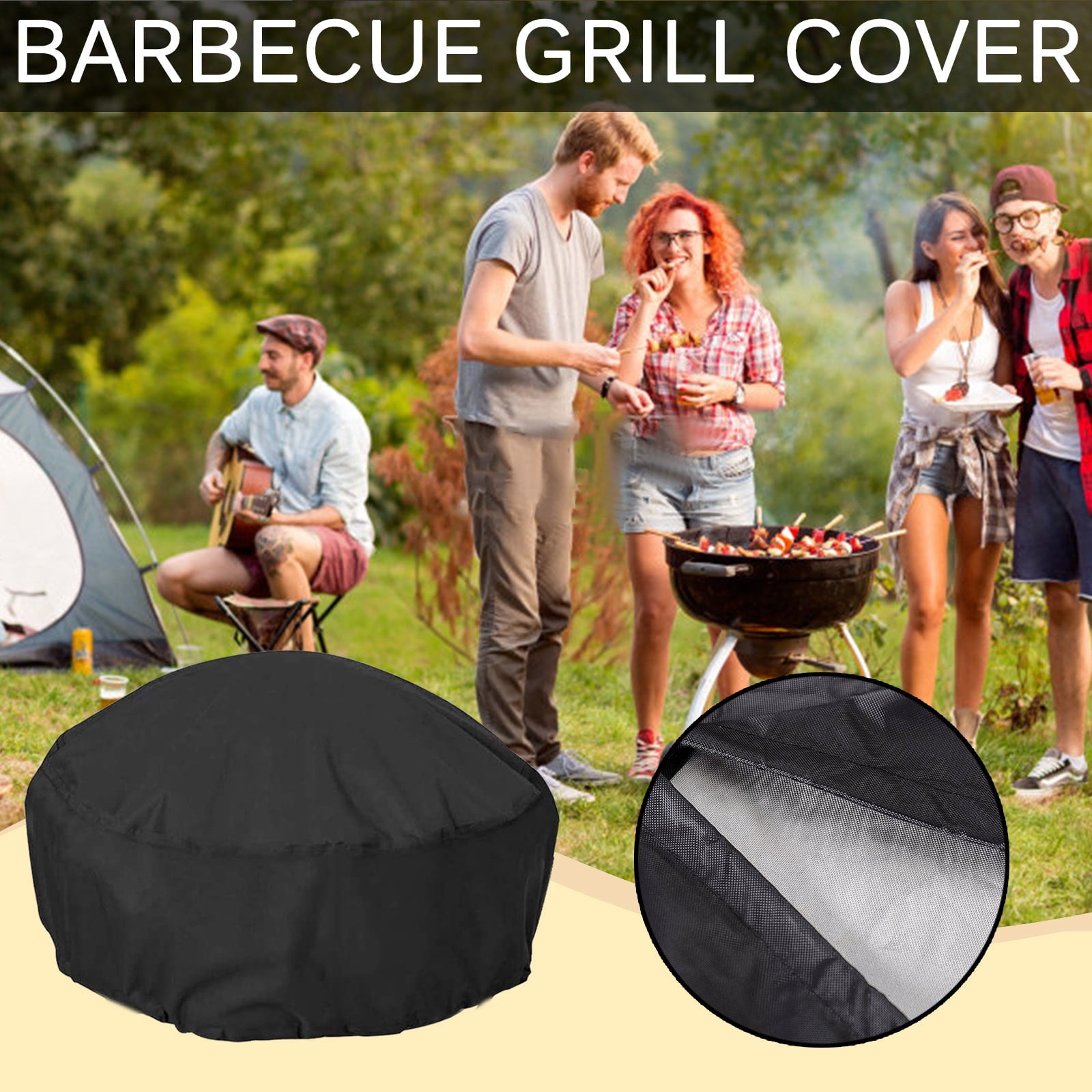 70'' Waterproof Outdoor Barbecue BBQ Gas Grill Cover 210D Heavy Duty Protection 