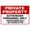 Warning Sign 1, variant on Private Property No Trespassing Authorized Personnel Only Warning Sign - 8"x12" Security Metal Sign for Business Office Road Street Home Yard Garden Wall, Restricted Area
