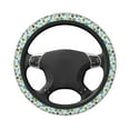 thumbnail image 3 of JUNZAN Car Steering Wheel Cover, Universal 15 Inch, Soft Elastic And Comfortable,Car Accessories Decorations-Cartoon Car Racing, 3 of 8