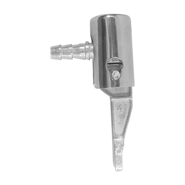 Manguera de aire portátil para reparación de neumáticos, mandril de inflado de aleación de zinc y metal.