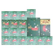 FnPti Surprise Gift Box Explosion for Money Christmas, Explosion Gift Box, Christmas Surprise Box, Joyful Surprise Gift Box Set, Novelty Explosion Box Xmas Gift, Green, 16 PCS