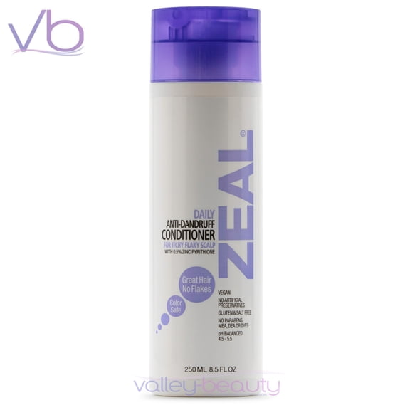 Dermorganic Zeal Anti-Dandruff Conditioner | Treats Seborrheic Dermatitis, 8fl.oz.