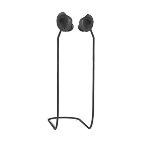 Earphone Lanyard Compatible for Samsung Galaxy Buds, Silicone Wireless Earphones Rope Anti-lost Headphones Strap Headset Wire Cable Anti-dropping Earbud Neckband Cord String(Lanyard Only)