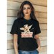 thumbnail image 1 of Valentine's Day Cupid-Inspired Women's T-Shirt - Short Sleeve, Crew Neck, Slim Fit with Retro Floral Print, Summer, Streetwear Tee Tee For Adult, Men, Women, Teen, Teenager, Adolescent, Youth, 1 of 8