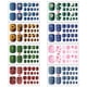 thumbnail image 5 of Pegatina Para Uñas De Punta Completa, Envolturas De Esmalte De Uñas Impermeables, Autoadhesivas Coloridas, Calcomanías De Envoltura Completa, Pedicura, Uñas De Los Pies Diy Para Mujeres Y Niñas Eigraketly CE008075-02, 5 of 6