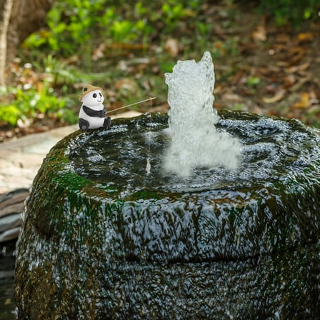 MLINS Animal Statue for Garden Animal Decor Outdoor Garden Statue Animal Statue Resin Animal Decor Garden Outdoor Decoration