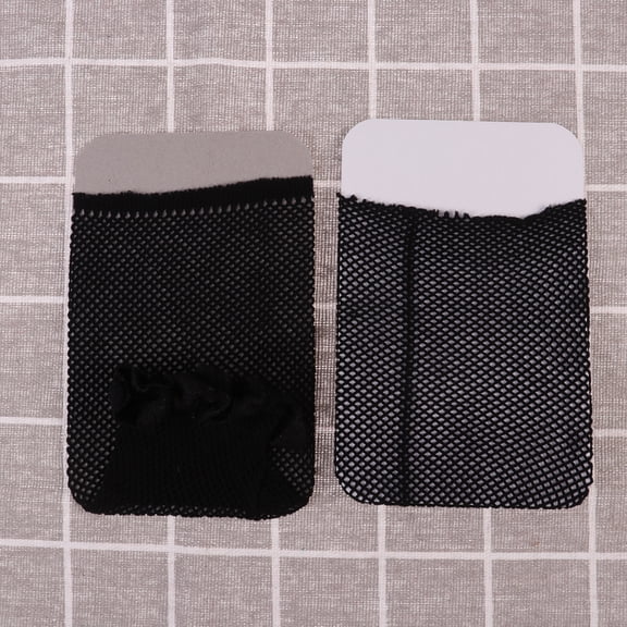 NICEXMAS 2Pack Reusable Hair Net Hair Cap Adjustable Mesh High Temperature Silk for Men