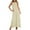 Beige, variant on Kaemgyyd Maxi Dresses for Women Classic Spaghetti Strap Side Slit Beach Long Dresses Plus Size Sleeveless Loose Flowy Dresses