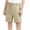 A-Khaki, variant on TEAJOPSUU Boys Girls Dress Shorts Stretch School Uniform Clothes Elastic Waist Kids Flat Front Preppy Chino Shorts with Pockets Pockets A-Gray