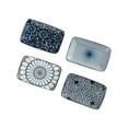 thumbnail image 3 of Juego de 4 platos de sushi para servir, platos japoneses de fácil limpieza, modernos y rectangulares para charcutería, aperitivos, fiestas y bodas., 3 of 9