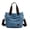 Blue, variant on Sunyuer Canvas Tote Bag for Women, Crossbody Bag Handbag with Zipper Shoulder Bag for Shopping Travel Work