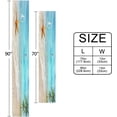 thumbnail image 3 of GZHJMY Blue Sea Ocean Beach Table Runner Machine Washable Polyester Table Runner Rectangle Reversible Dresser Scarves Table Decor 13 x 70 Inch, 3 of 7