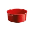 thumbnail image 1 of Emile Henry 9" x 8.3" Souffle Dish | Burgundy, 1 of 10