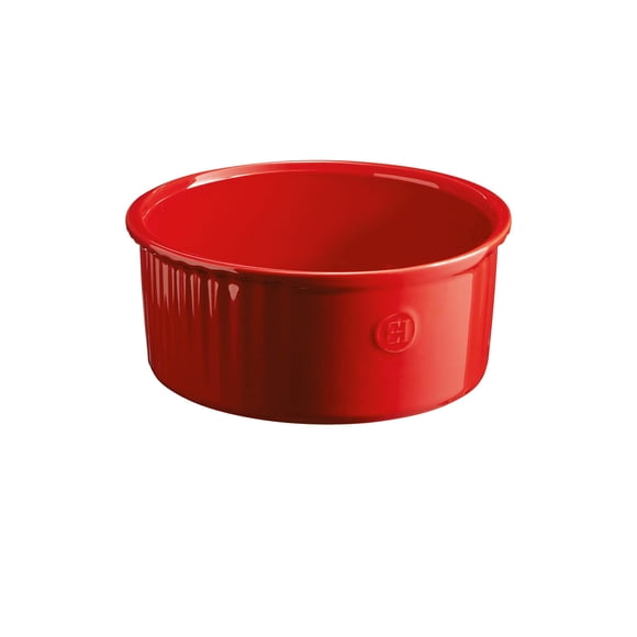 Emile Henry 9" x 8.3" Souffle Dish | Burgundy
