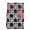 Pink, Black, White, Grey, variant on Burnt Orange Geometric Kitchen Towels Set of 2, Black White Boho Absorbent Dish Towels for Kitchen, Microfiber Hand Towel, Quick Drying Tea Towel for Cleaning Decorative Dishcloths