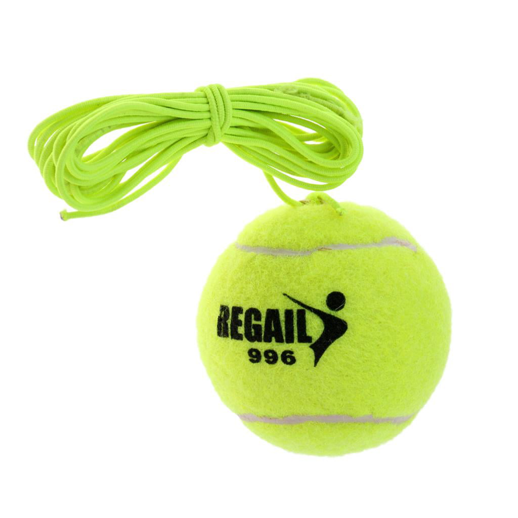 Universal Tennis Ball with Pull Back String for Tennis Sport Training Aid 