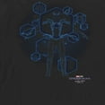 thumbnail image 2 of Men's Marvel Spider-Man: No Way Home Black Suit Blueprint  Long Sleeve Shirt Black 2X Large, 2 of 4
