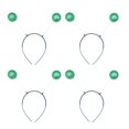 thumbnail image 1 of EeaseMX tocados de bola, accesorio creativo para el cabello para fiestas, cumpleaños y Navidad (bola verde), 1 of 7