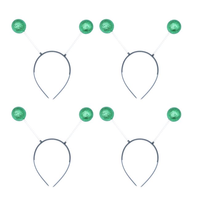 EeaseMX tocados de bola, accesorio creativo para el cabello para fiestas, cumpleaños y Navidad (bola verde)