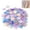 0.78*0.78 in, variant on 100-Pack Rainbow Holographic Acrylic Squares, Mini Holographic Acrylic Blocks Double-Sided Iridescent Acrylic Sheets Rainbow Holo Plexiglass Tiles for DIY Crafts Project