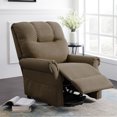 thumbnail image 3 of Power Lift Recliner Chair for Elderly, Electric Recliner for Elderly 300lbs, Heavy Duty Lift Chairs Recliners with Remote Control, Modern Chaise Lounge Bedroom Living Room Furniture, Brown, Q7524, 3 of 10