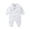 White-1, variant on Baby Boy Baptism Outfit with Bowtie Long Sleeve Romper Christening Clothes White 0-18 Months