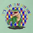 thumbnail image 5 of Wild Bobby Its Okay to Be Different | Dinosaur Autism Awareness Men Tee, 5 of 5