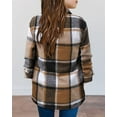 thumbnail image 5 of KISSMODA Plaid Button Down Western Long Sleeve Casual Collared Blouse Girls' 3-14Y, 5 of 5