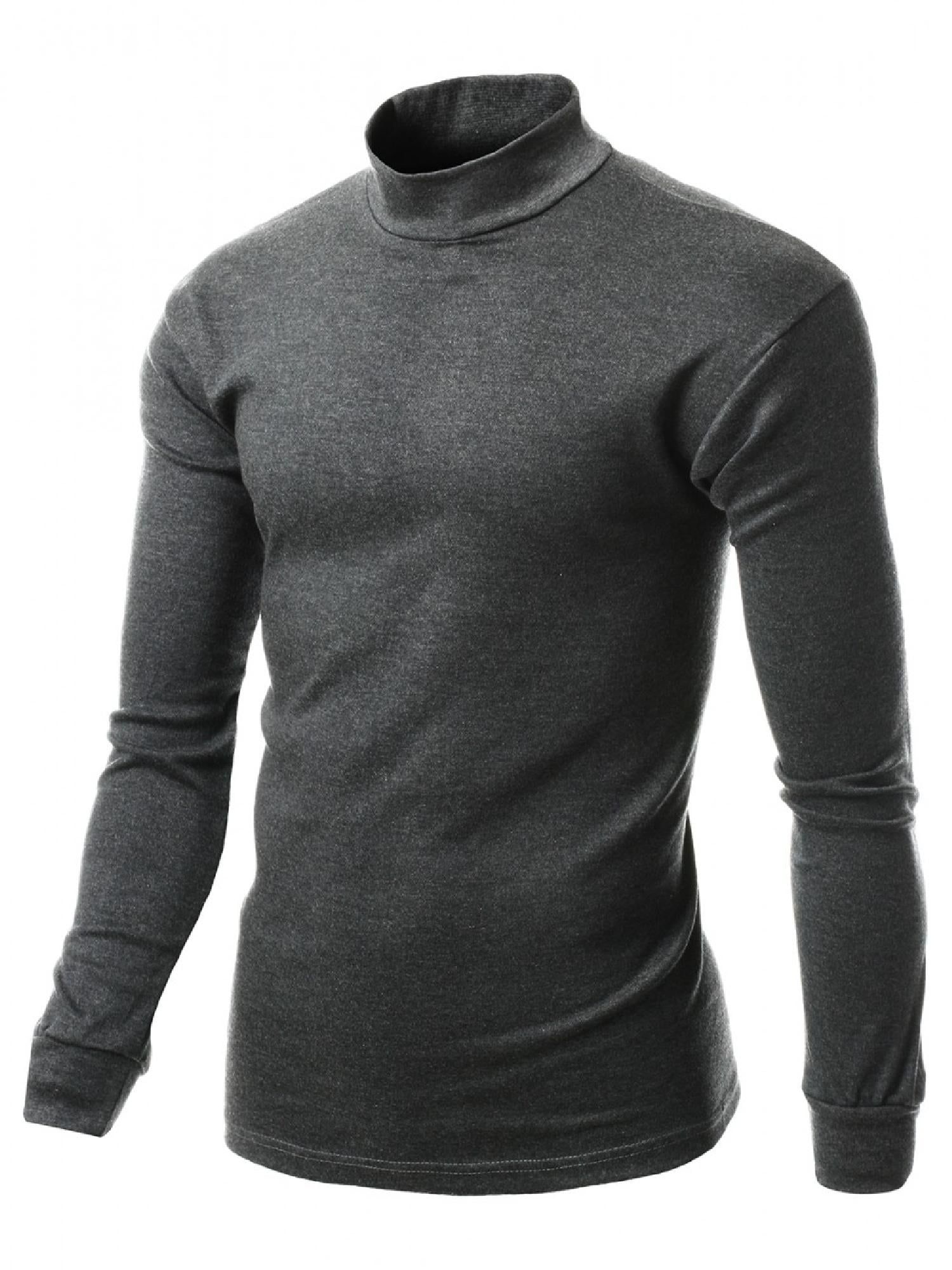 FashionOutfit - FashionOutfit Men's Double Long Sleeve Layer Half ...