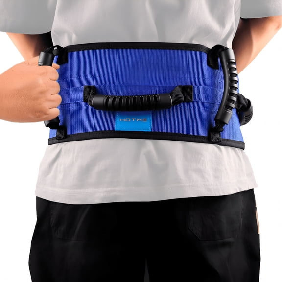 XIRQI Safety Gaitbelt with Multi Handles Assist Ambulation Transfer Belt for Elderly,Patient,Occupational Physical Therapy