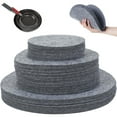 thumbnail image 1 of Yous Auto 96 Pcs Felt Plate Dividers Protectors, Thick Felt Round Plate Separators Pads China Dish Storage Protectors Pads with 3 Sizes for Packing Stacking Porcelain Cookware, 1 of 10