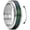 Silver-Blue Green Sand, variant on 8mm Stainless Steel Blue Green Sand Inlay Fidget Spinner Wedding Band, Silver Plated Anxiety Stress Relief Rotatable Wedding Ring for Men Women, Comfort Fit, Size 13