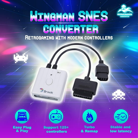 Brook Gaming: Wingman Gaming Converter Adapter [Retro Gaming]
