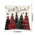 thumbnail image 3 of sruoe Christmas Pillow Cover, Pillow Cover, Christmas Pillow Case, Outdoor Christmas Pillow Cover, 17*17inch Christmas Pillow Sham for Christmas decoration., 3 of 6