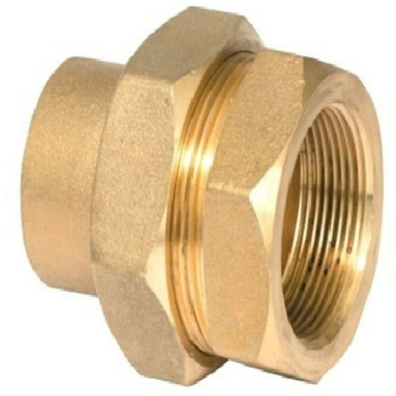 Supply Giant BRUN0100-NL 1" Brass Union, Lead Free