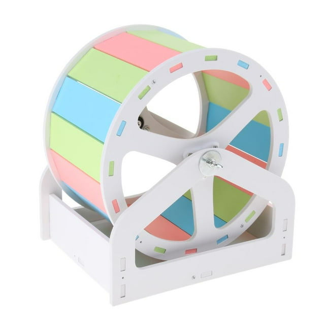 MERIGLARE Hamster Chinchilla Small Animals Silent Running Exercise Wheel Toys Colorful