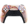 thumbnail image 6 of eXtremeRate Cosmic Pink Gold Marble Touchpad Front Housing Shell Replacement Cover for PS5 Controller BDM-010/020/030/040, 6 of 9