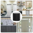 thumbnail image 5 of FRCOLOR Easy to Clean Black Mosaic Tile Sticker Self Adhesive Wall Decal for Home Use, 5 of 5