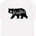 thumbnail image 4 of Inktastic Montana Black Bear Silhouette Boys or Girls Long Sleeve Toddler T-Shirt, 4 of 5