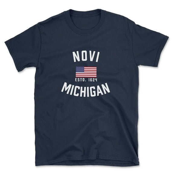 Novi Michigan Patriot Men's Cotton T-Shirt