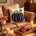 thumbnail image 4 of Halloween Decoration for Home Indoor Outdoor Clearance Under $5.00!Fall Halloween Pumpkin Tufted Throw Pillow Cover Embroidered Decorative Cushion Cover Holiday Couch Sofa Bed Home Decor Pillowcase, 4 of 7