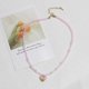 thumbnail image 3 of Tulips Pendant Necklace Delicate Heart Pendant Choker Exquisite Neck Jewelry---Product code 36162, 3 of 5