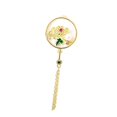 thumbnail image 1 of Broche elegante Soledad decorativo con diseño de crisantemo 2,95 pulgadas, 1 of 7