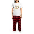 thumbnail image 4 of CafePress - Roller Skate Girl Women's Light Pajamas - Women's Short Sleeve Print T-Shirt and Pants Light Cotton Pajama Set, 4 of 7