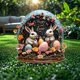 thumbnail image 4 of Decoraciones de Pascua, adornos de Pascua, regalos de Pascua, conejito de Pascua, acrílico 2D, para jardín, decoración de exteriores, maceta, enchufe de tierra decorativo, inserto de tierra., 4 of 7