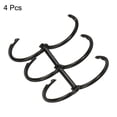 thumbnail image 3 of Unique Bargains 1' Dia. Office Book Rings, Black, 4 Pack, 3 of 6
