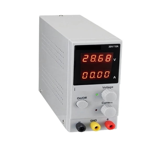 DC Power Supply ,4 Digit Display 30V 10A High Precision Adjustable Switching, Regulator Laboratory Power Supply 110 /220