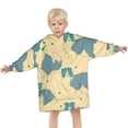 thumbnail image 3 of Border Collie Blanket Hoodies for Kids 6-13YR Oversize Wearable Blanket Hoodies for Boys Girls Teens, 3 of 7
