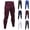 White, variant on FRSASU Men’s Compression Pants Athletic Workout Leggings Running Tights Breathable Quick Dry Base Layer for Yoga Basketball Wine