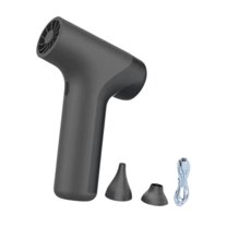 Serenable Air Duster Cordless fan Air Blower Hair Fan Powerful fan for Outdoor Salon Home Laptop Cleaning Black